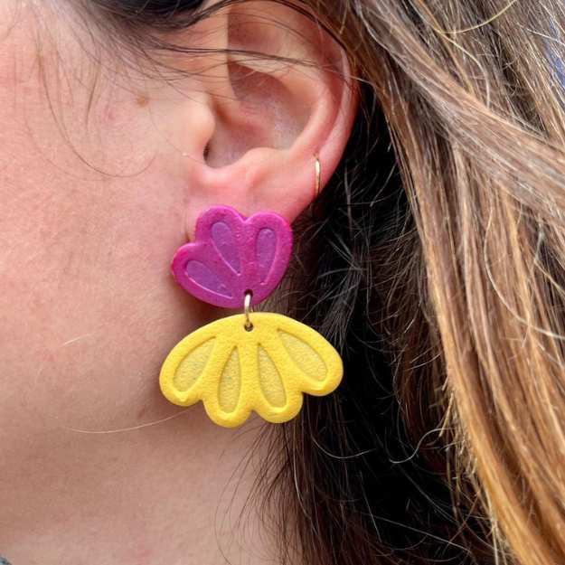 Manarola - Fushia & Ocre