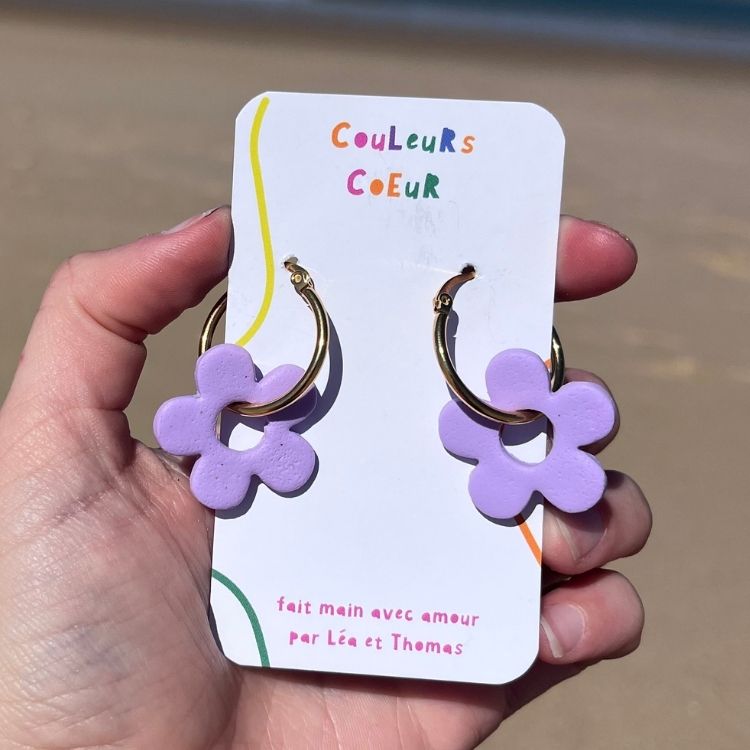 Margarita ☀️ - Créole Fleurs, Mauve
