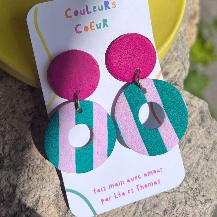 Marrakech ☀️- Rayures Vertes/Roses