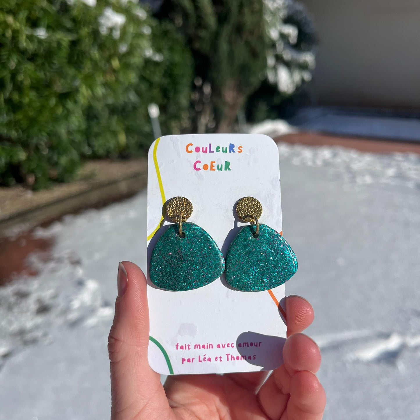 SOLDES - Cartagena Bleu/Vert pailletées