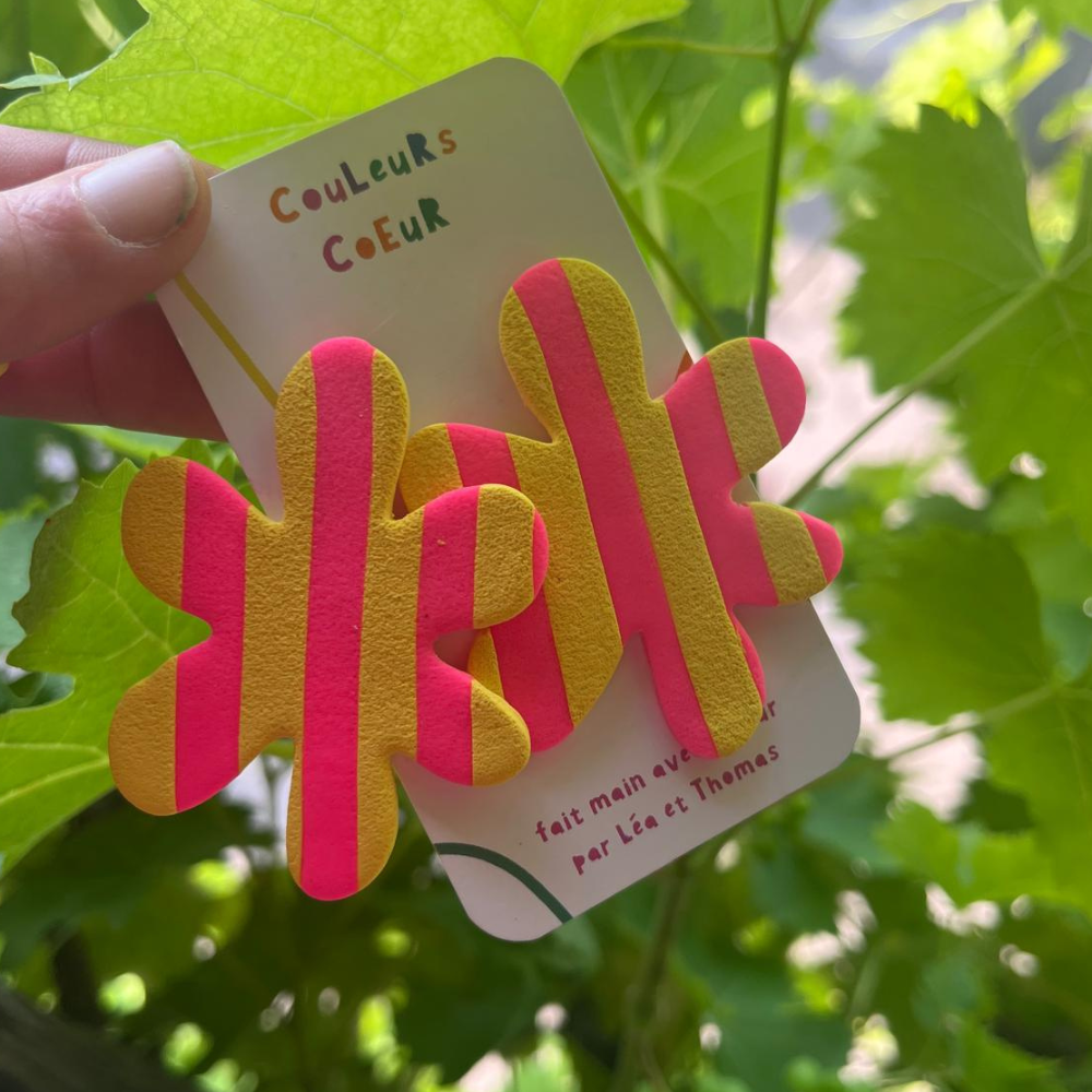 Buenos Aires - Rose fluo & Jaune