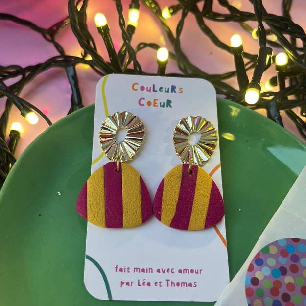 Cartagena - Fushia & Ocre