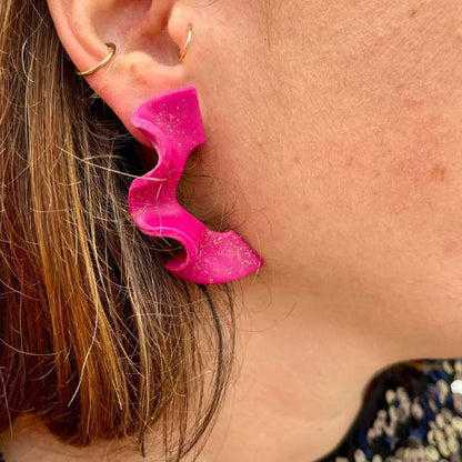 Portofino - Rose fushia pailletée