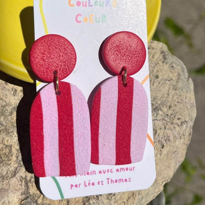 Koh Samui ☀️- Rayures Rouge/Rose