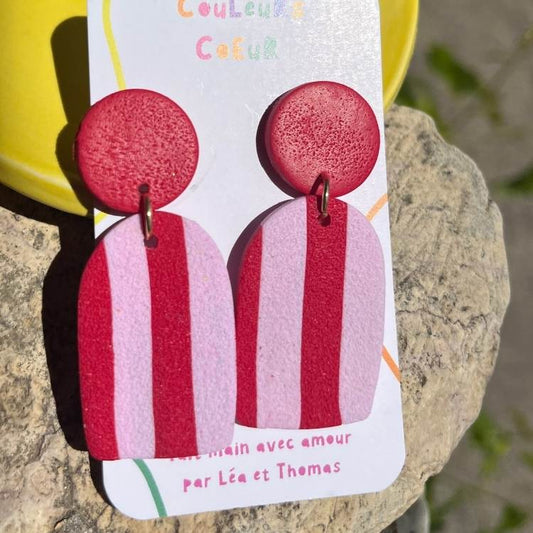 Koh Samui ☀️- Rayures Rouge/Rose