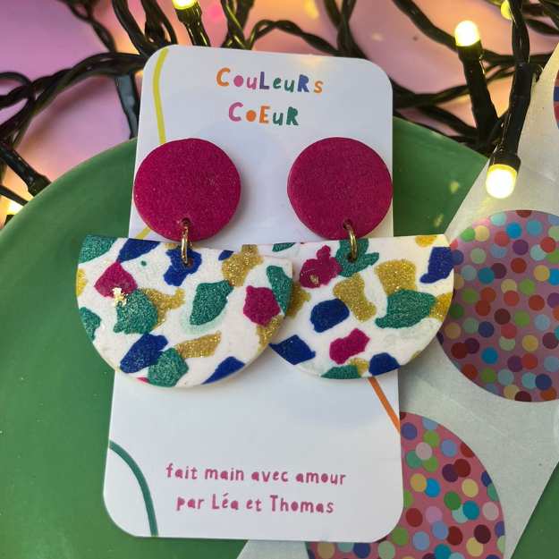 Ibiza - Terrazzo & Rose Fushia