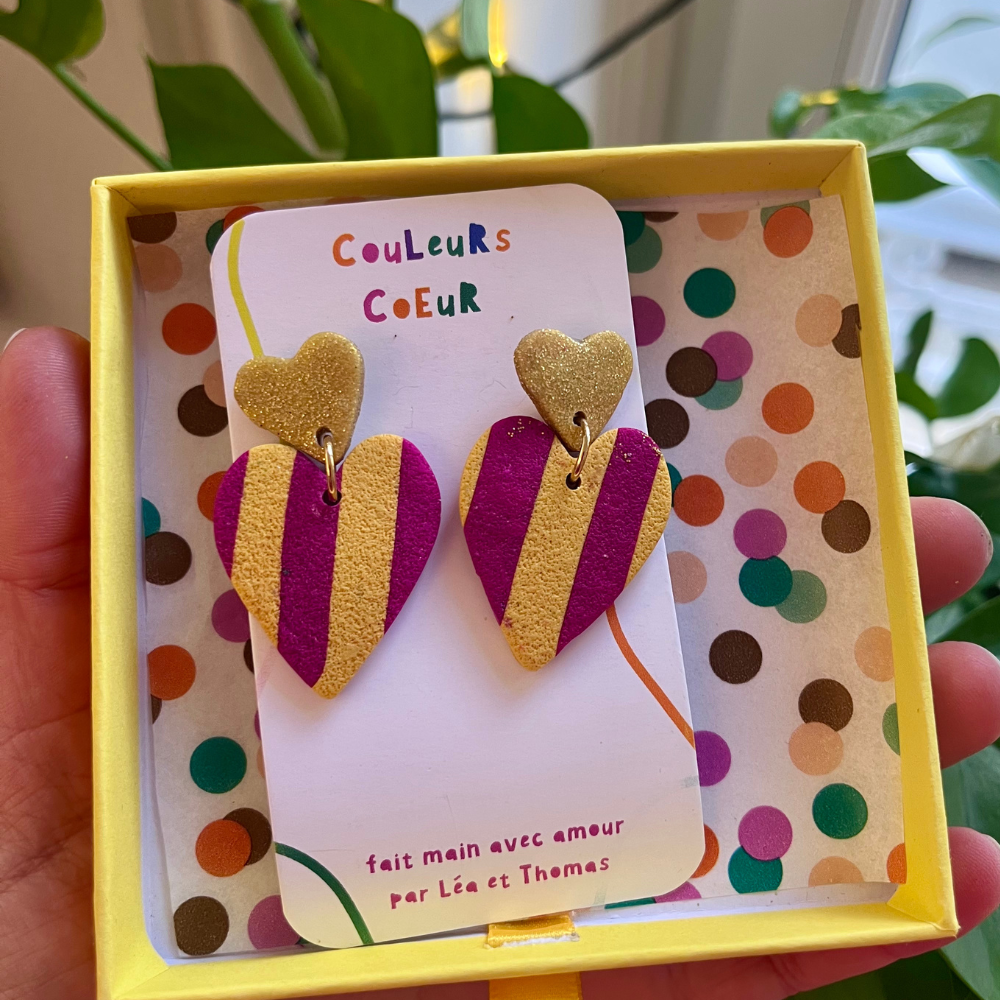 Venise - Rose & Ocre / Doré