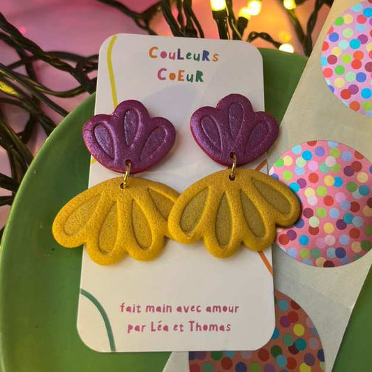 Manarola - Fushia & Ocre