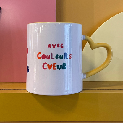 Tasse Couleurs Coeur 😍