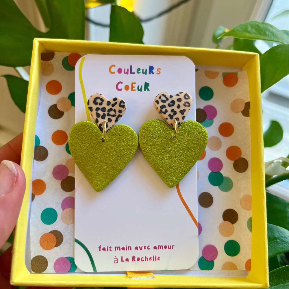 Venise - Verte Pistache & Léopard