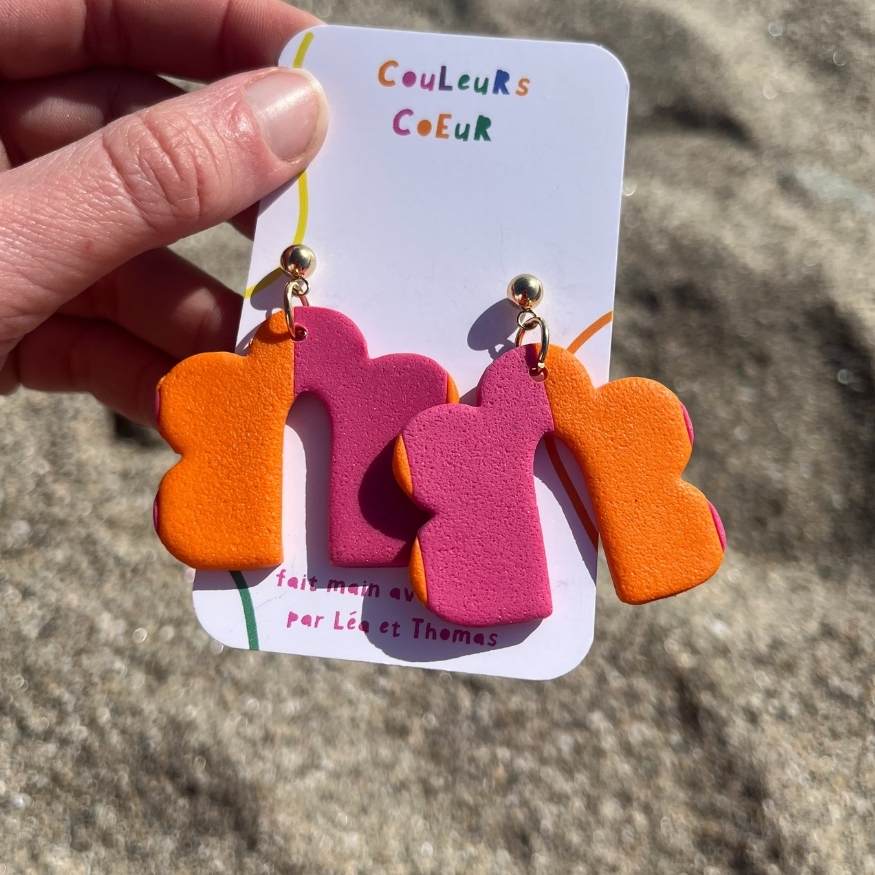 Mallorca ☀️- Bicolore Orange/Rose