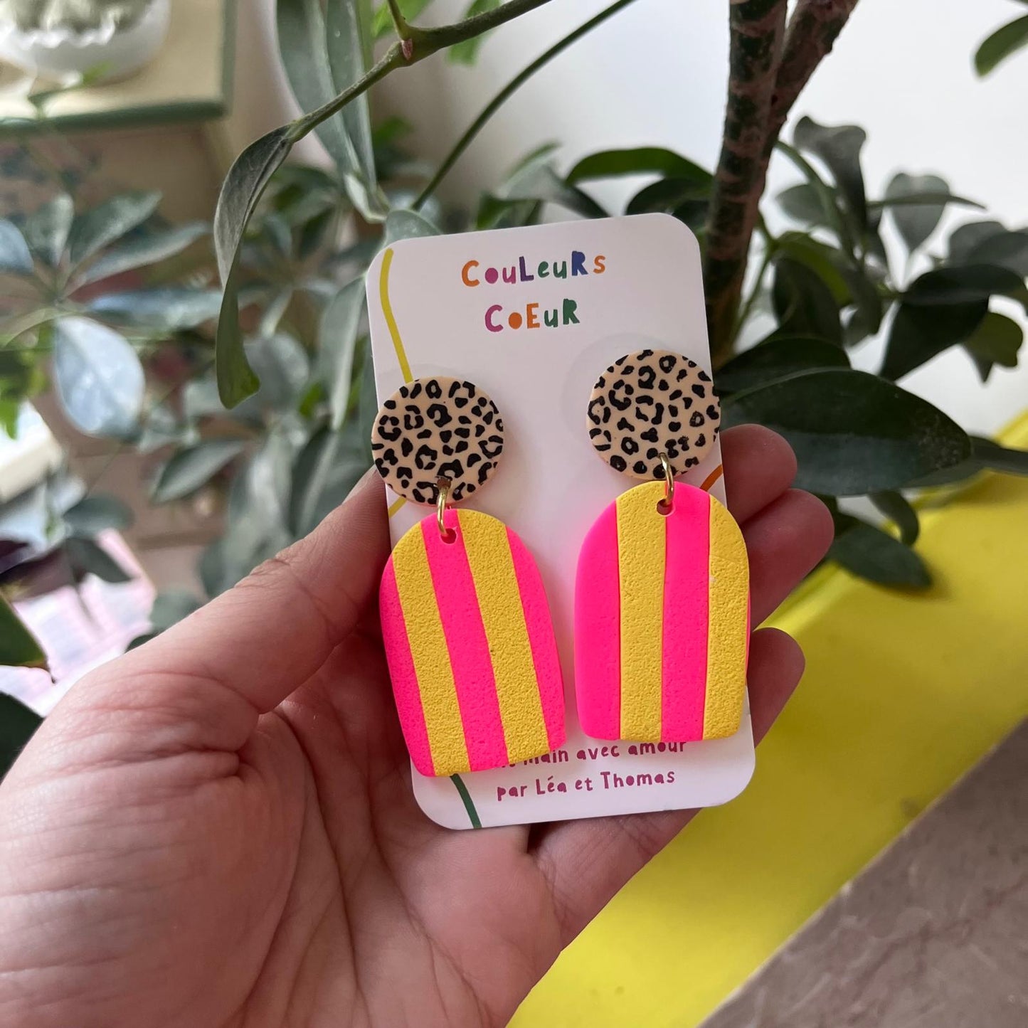 Koh Samui - Fluo/Jaune Rond Léopard