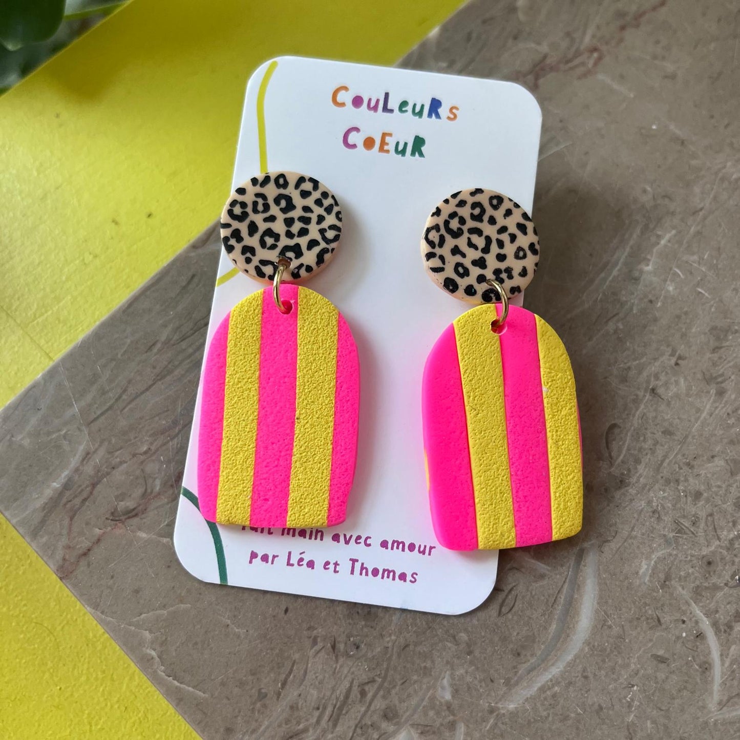 Koh Samui - Fluo/Jaune Rond Léopard