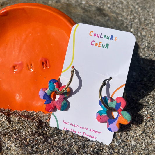 Margarita ☀️- Terrazzo Orange/Vert/Bleu/Mauve
